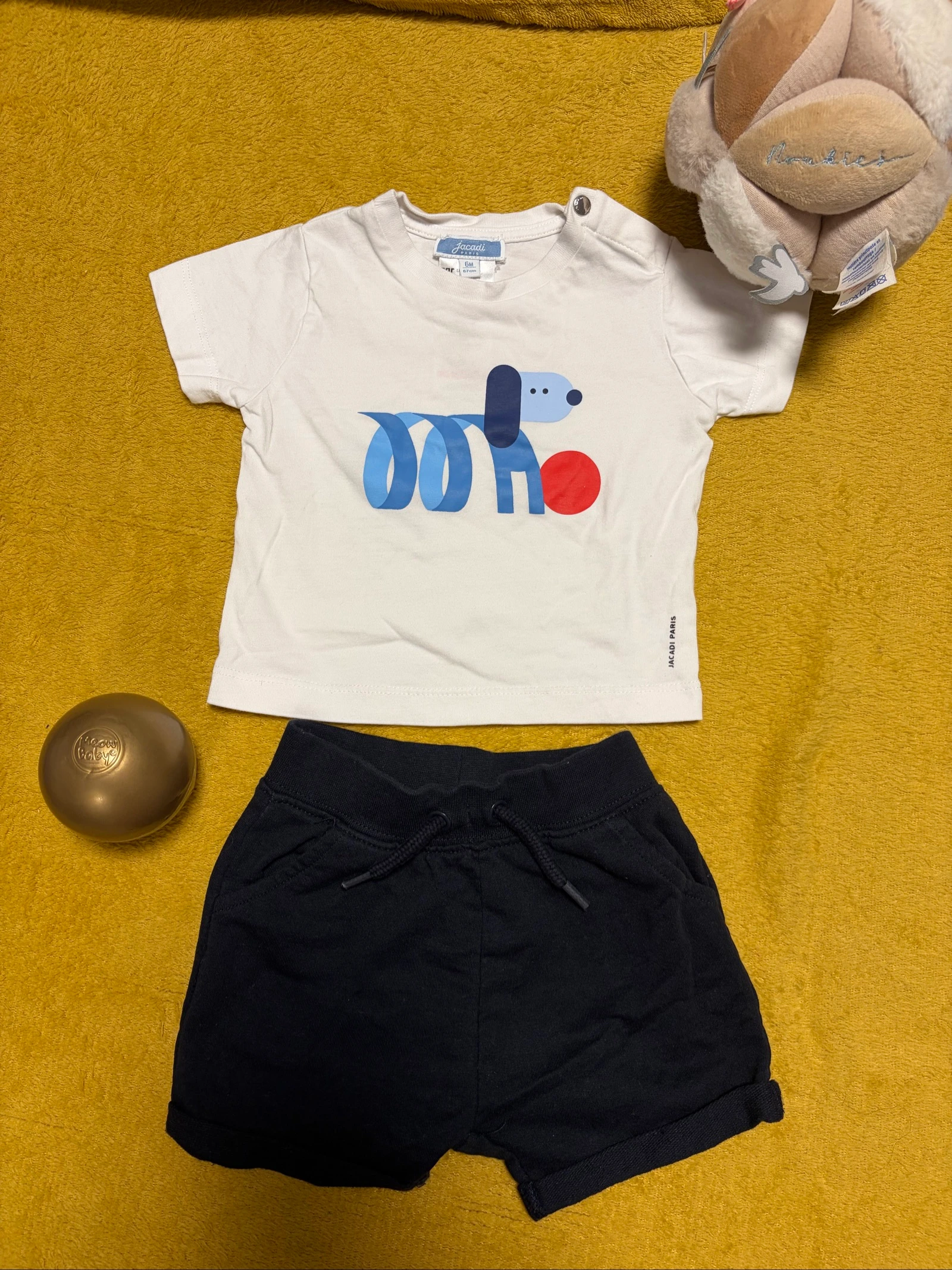 Ensemble T-shirt short Jacadi bébé garçon 